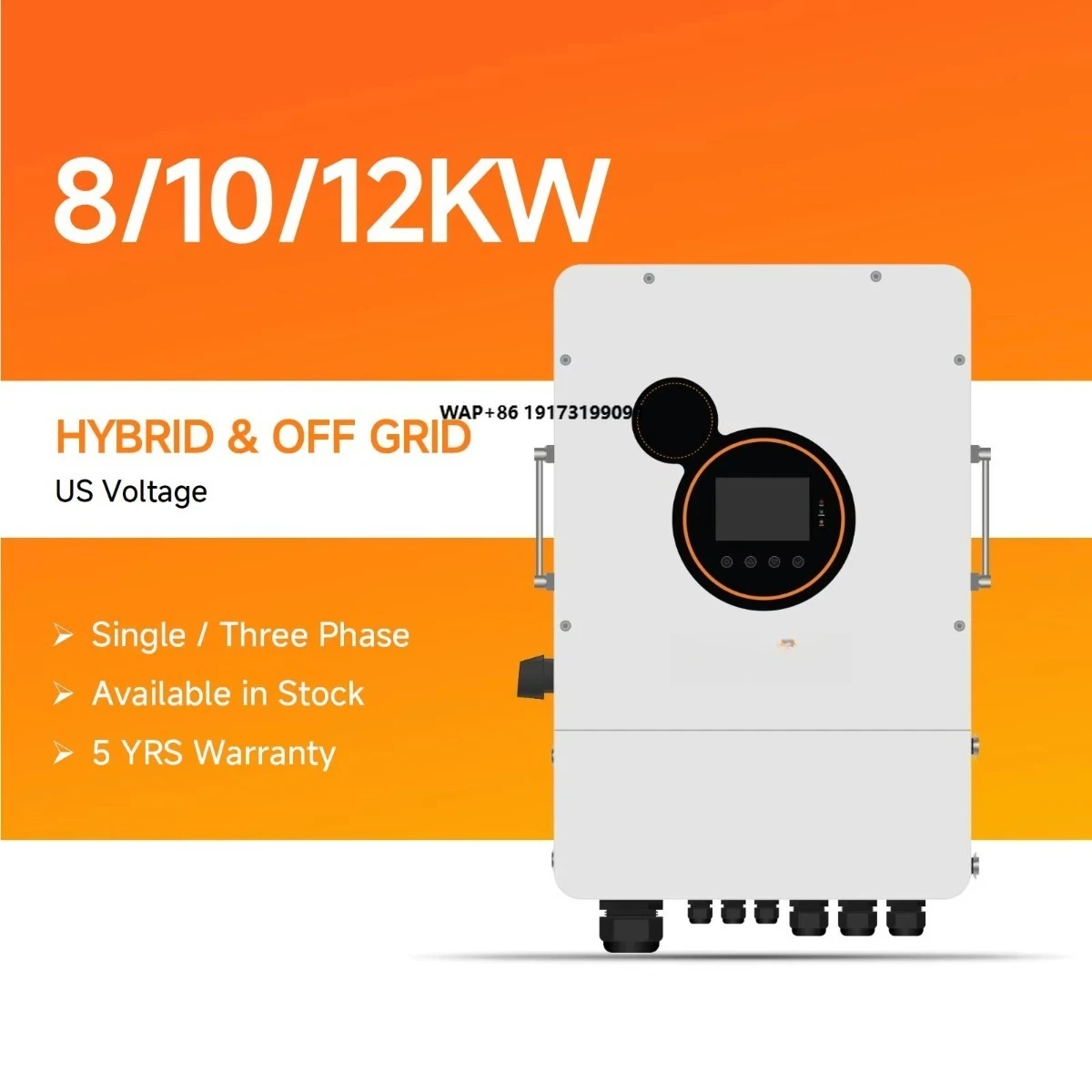 Solar Panel System 10Kw - Гибридная солнечная система 5 кВт, 10