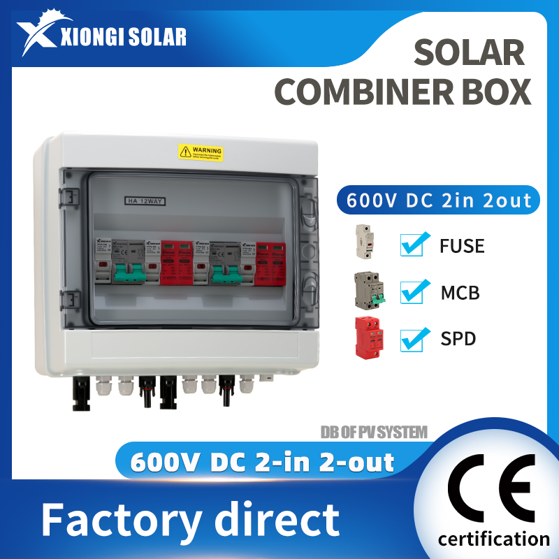 Solar Combiner Box - XIONGISOLAR Высококачественный фотоэлектрический объединитель 600 В