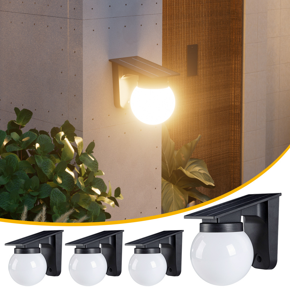 Waterproof Junction Box Solar - Солнечные сферические настенные светильники для улицы,