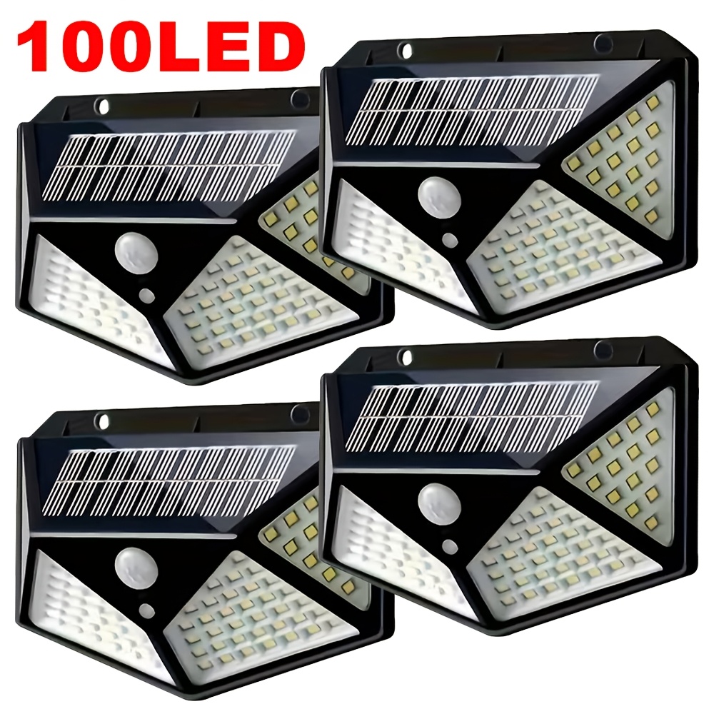 Waterproof Junction Box Solar - 100-светодиодный уличный солнечный светильник для сада,