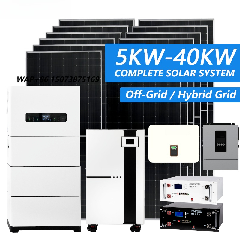 Solar Panel System 10Kw - Комплектная гибридная автономная солнечная система 20