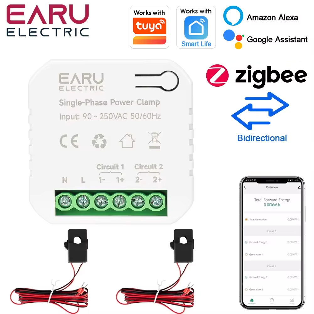 Двухфазный измеритель энергии  – обзор и цена Energy Meter Bidirectional