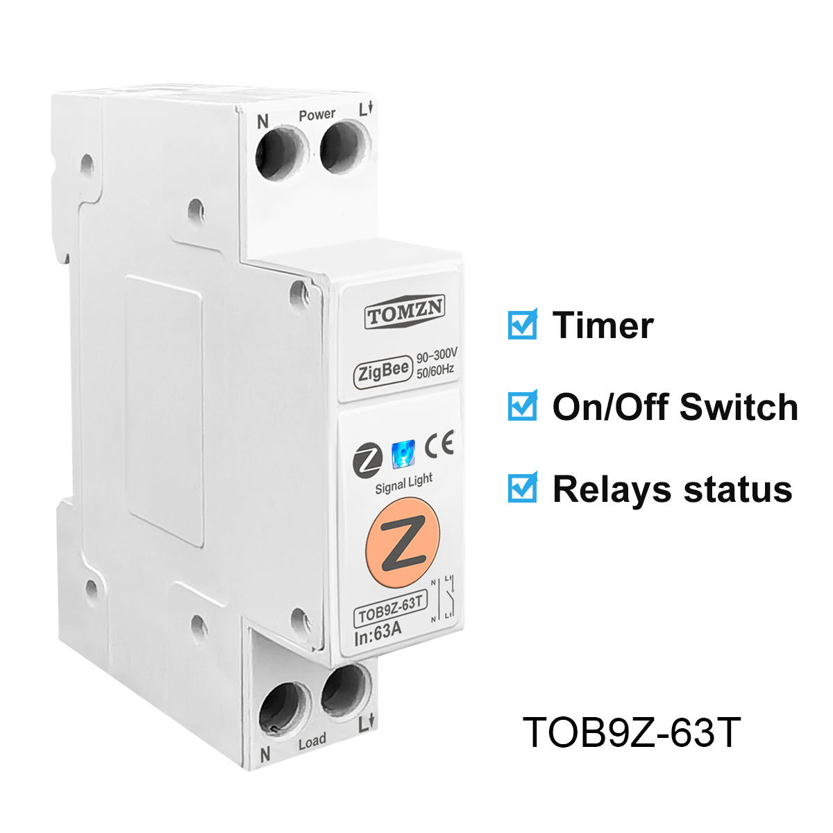 TOMZN Zigbee 63A умный переклю – обзор и цена Energy Meter Bidirectional